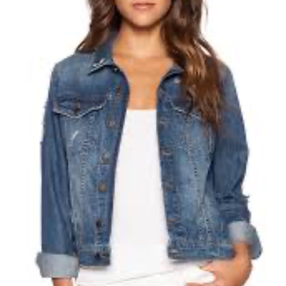 DL1961 XS Distressed Jacket - Picture 1 of 5